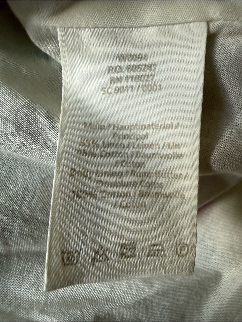 Boden Linen White Sundress with Multicolor Floral Print - Picture 9 of 10